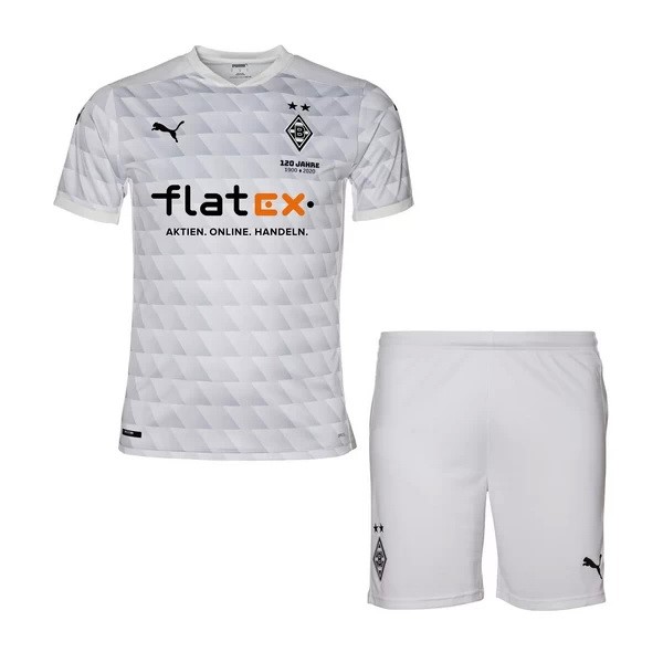 Maillot Football Borussia Mönchengladbach Domicile Enfant 2020-21 Blanc